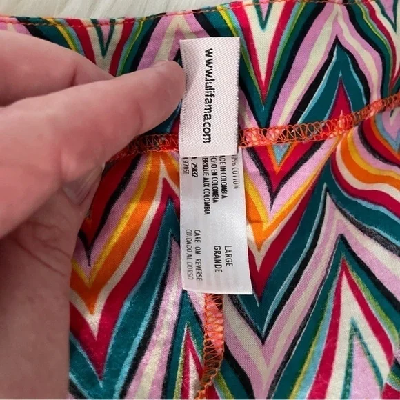 Lull Fama lightweight multi color maxi dress size Large - Picture 10 of 10